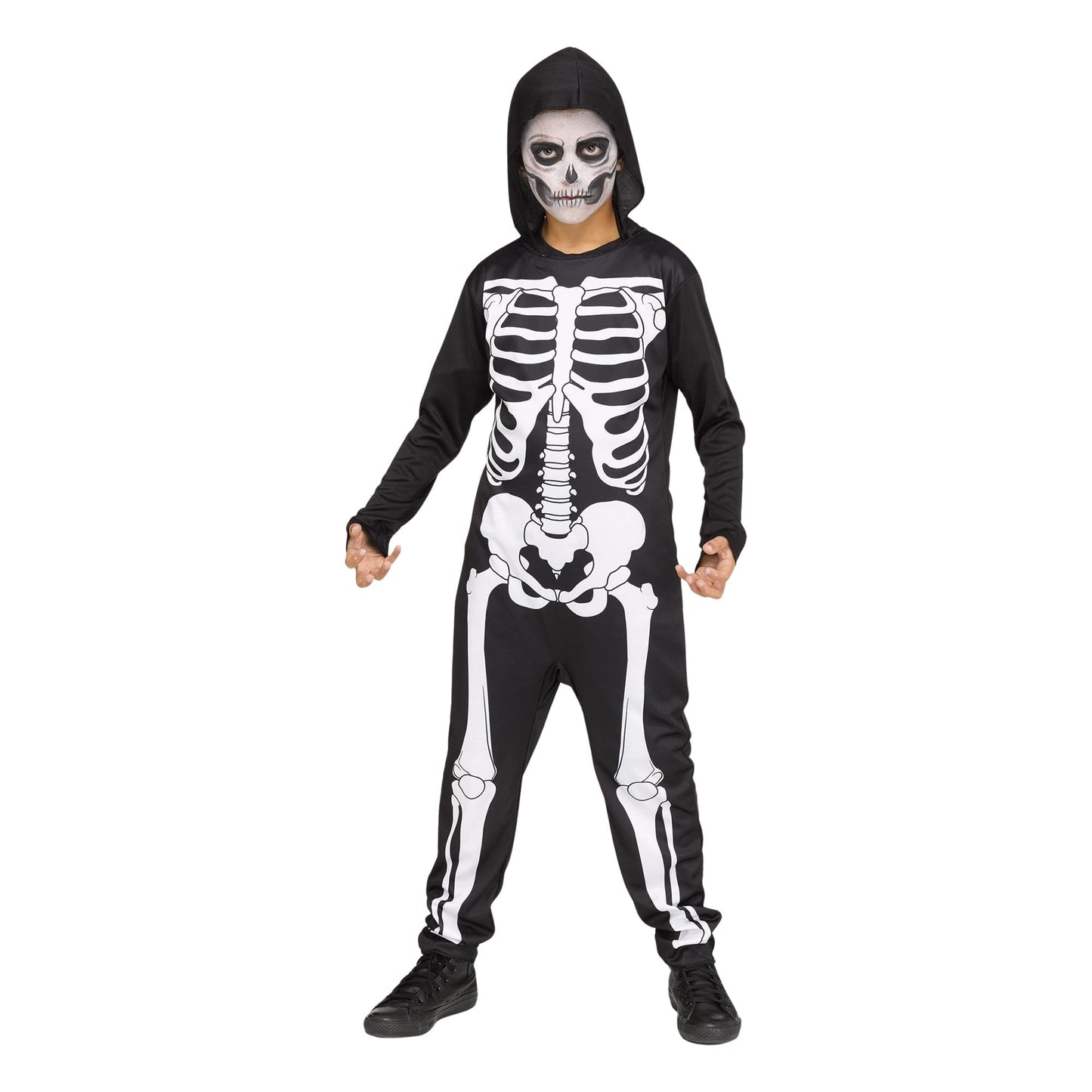 Skele Jumpsuit Child Costume | Medium