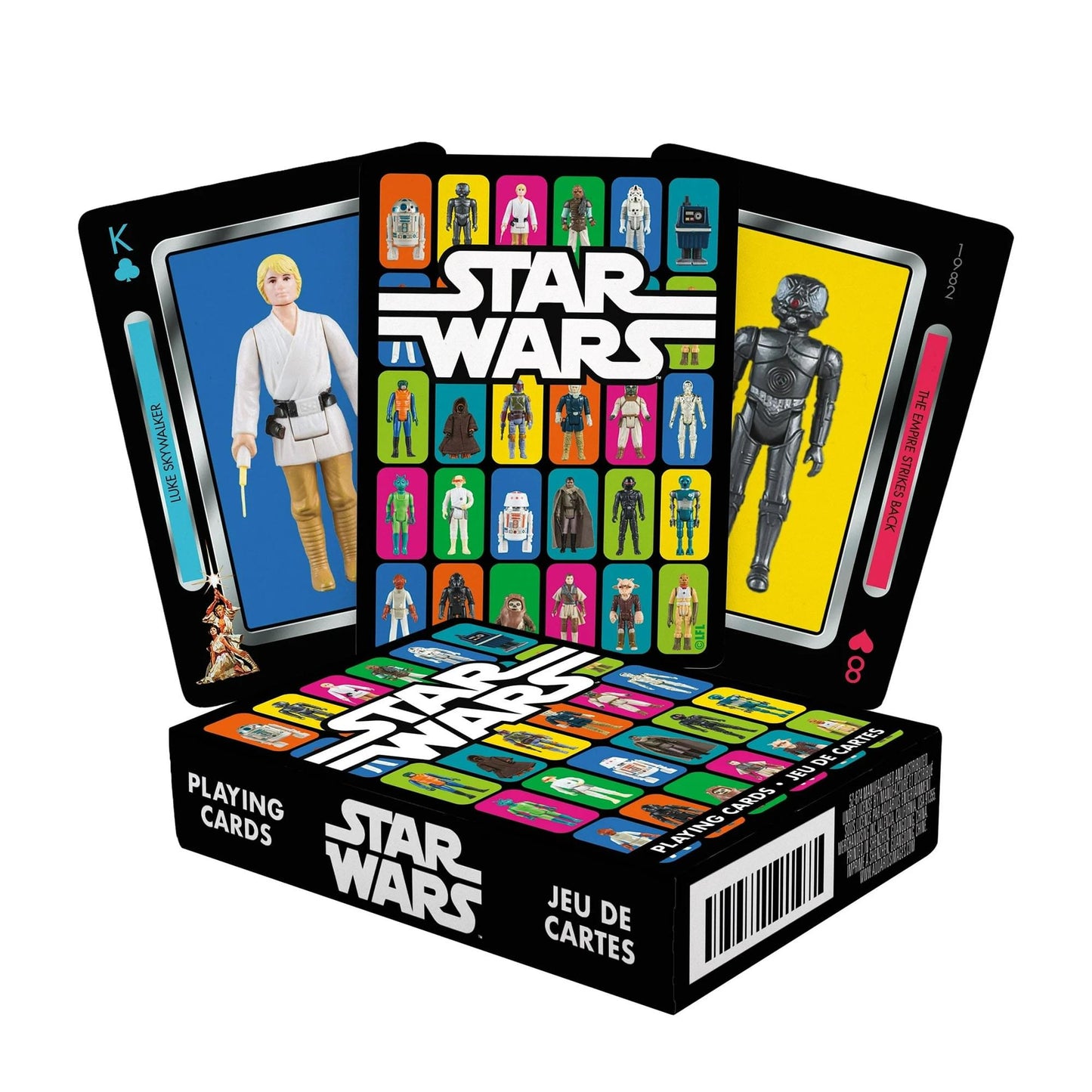 Star Wars Vintage Kenner Action Figures Playing Cards