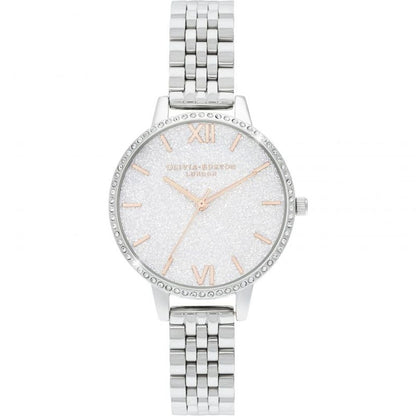 Silver Stainless Steel Dress Watch