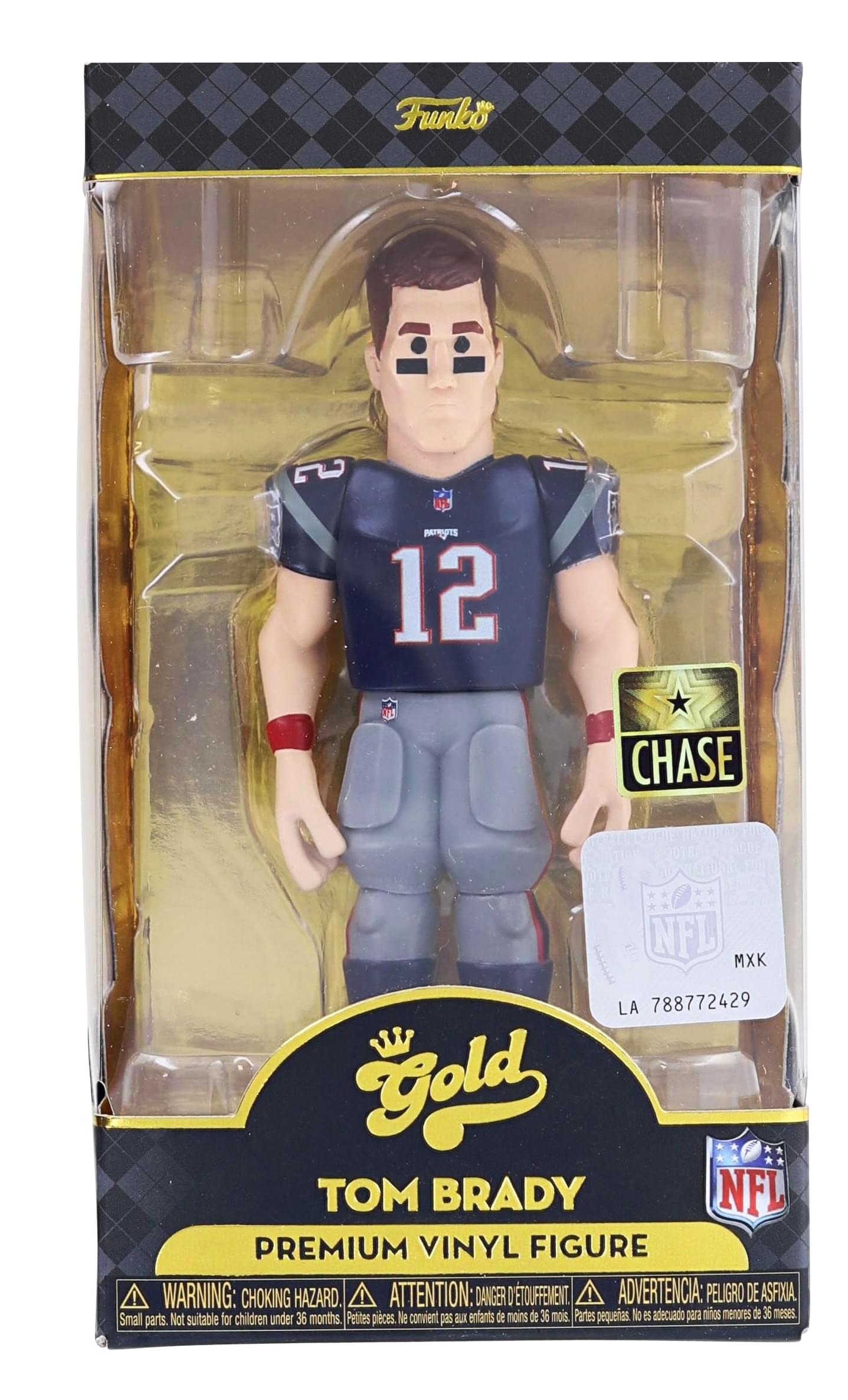 New England Patriots NFL Funko Gold 5 Inch Vinyl Figure | Tom Brady Chase