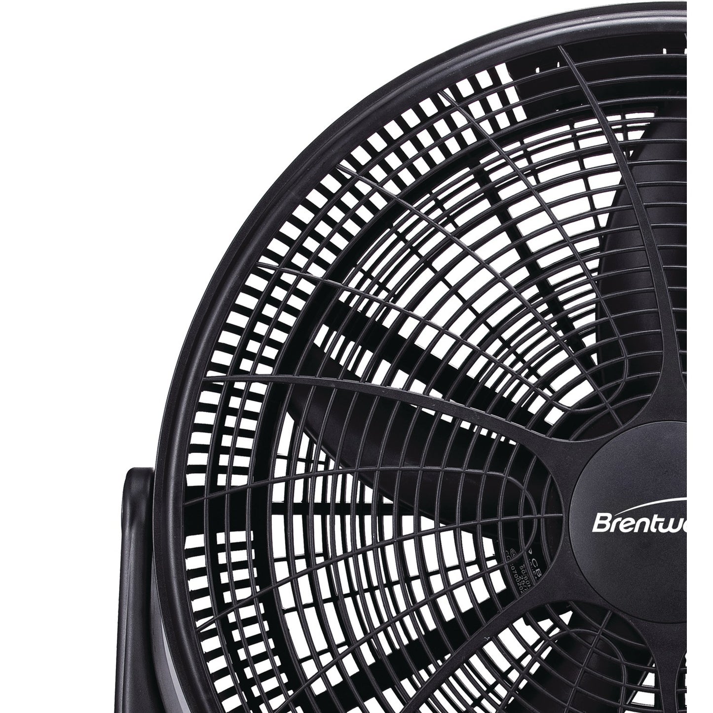 Brentwood Kool Zone F-20BKR 3-Speed 20-Inch 110-Watt High-Velocity Air Circulator Floor Fan