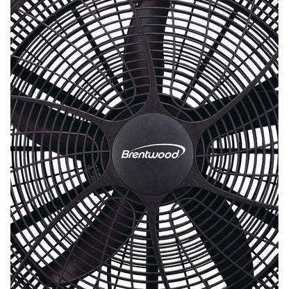 Brentwood Kool Zone F-20BKR 3-Speed 20-Inch 110-Watt High-Velocity Air Circulator Floor Fan
