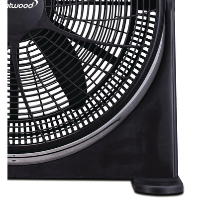 Brentwood Kool Zone F-20BKR 3-Speed 20-Inch 110-Watt High-Velocity Air Circulator Floor Fan
