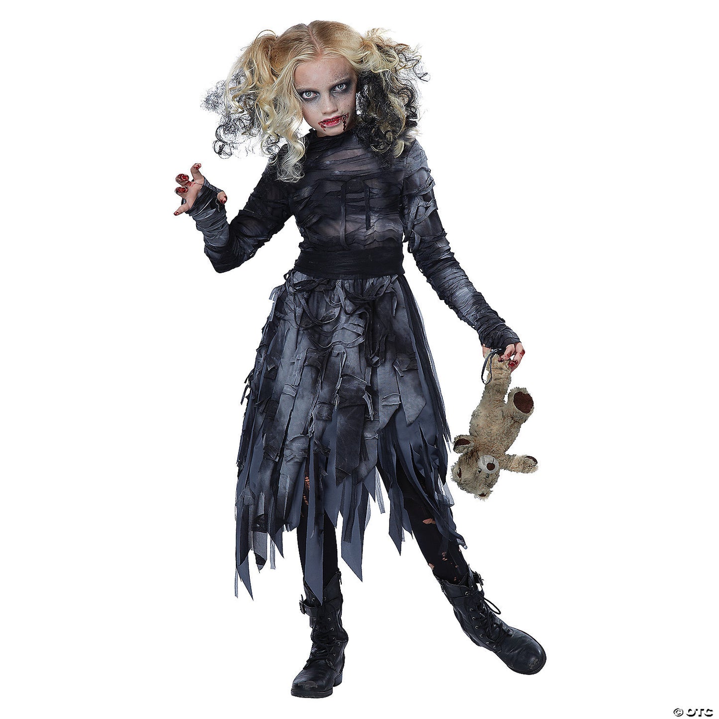 Girl's zombie costume-lg