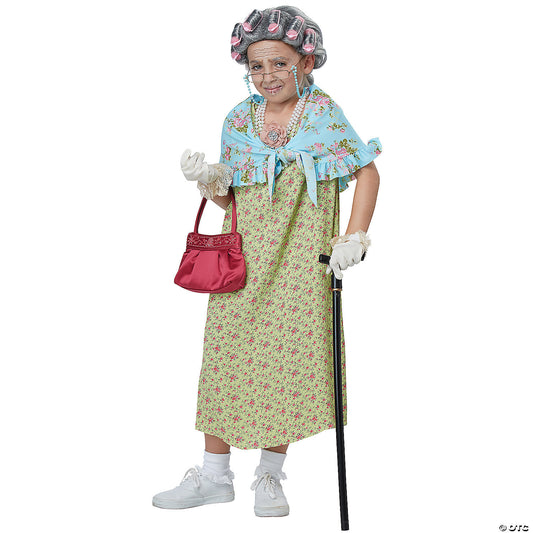 Child's old lady costume kit