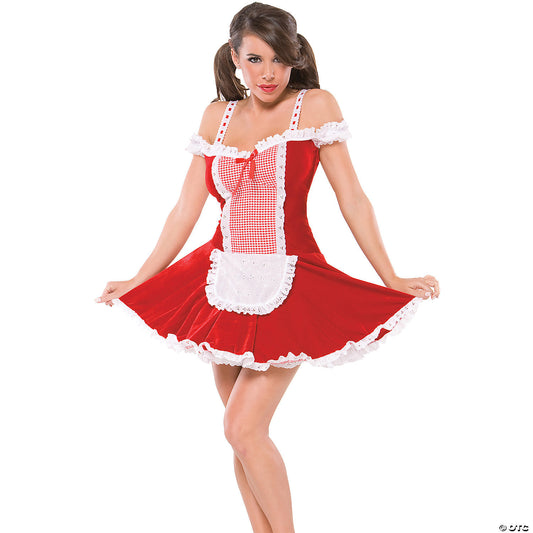 Women's red riding hood costume cqm6111