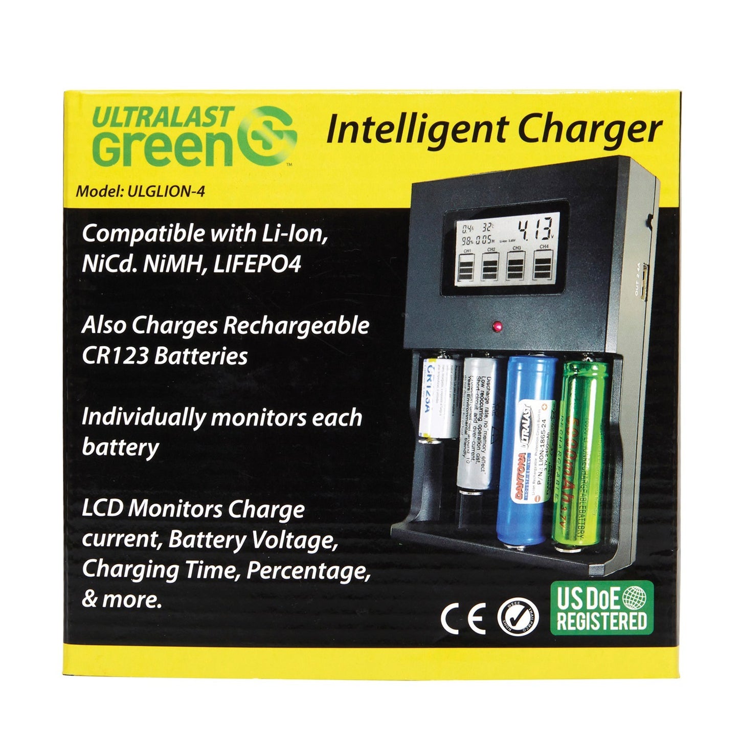 Ultralast ULGLION-4 ULGLION-4 Battery Charger