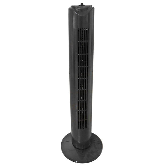 Optimus 32 in. Tall Tower Fan in Black