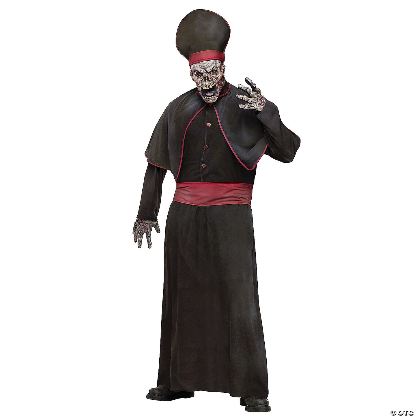 Men's zombie priest costume