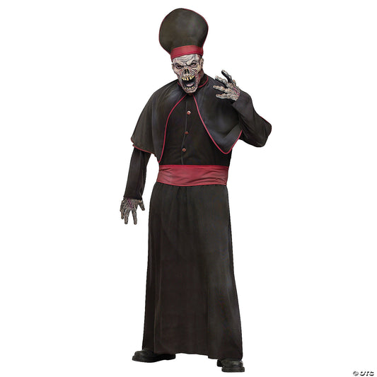 Men's zombie priest costume