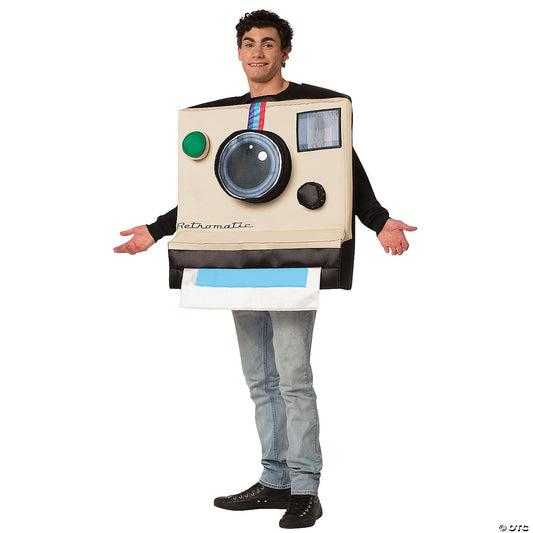 Adult instant camera costume