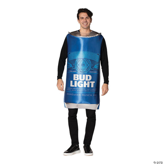 Bud light can adult costume