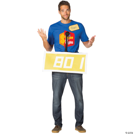 Adult price is right row costume
