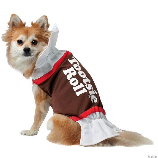 Tootsie roll pet costume-xs