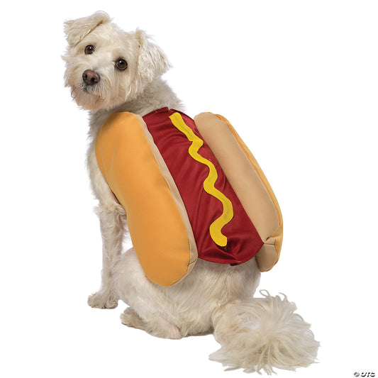Hot dog pet costume