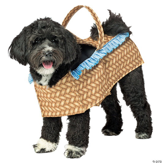 Dog basket pet costume