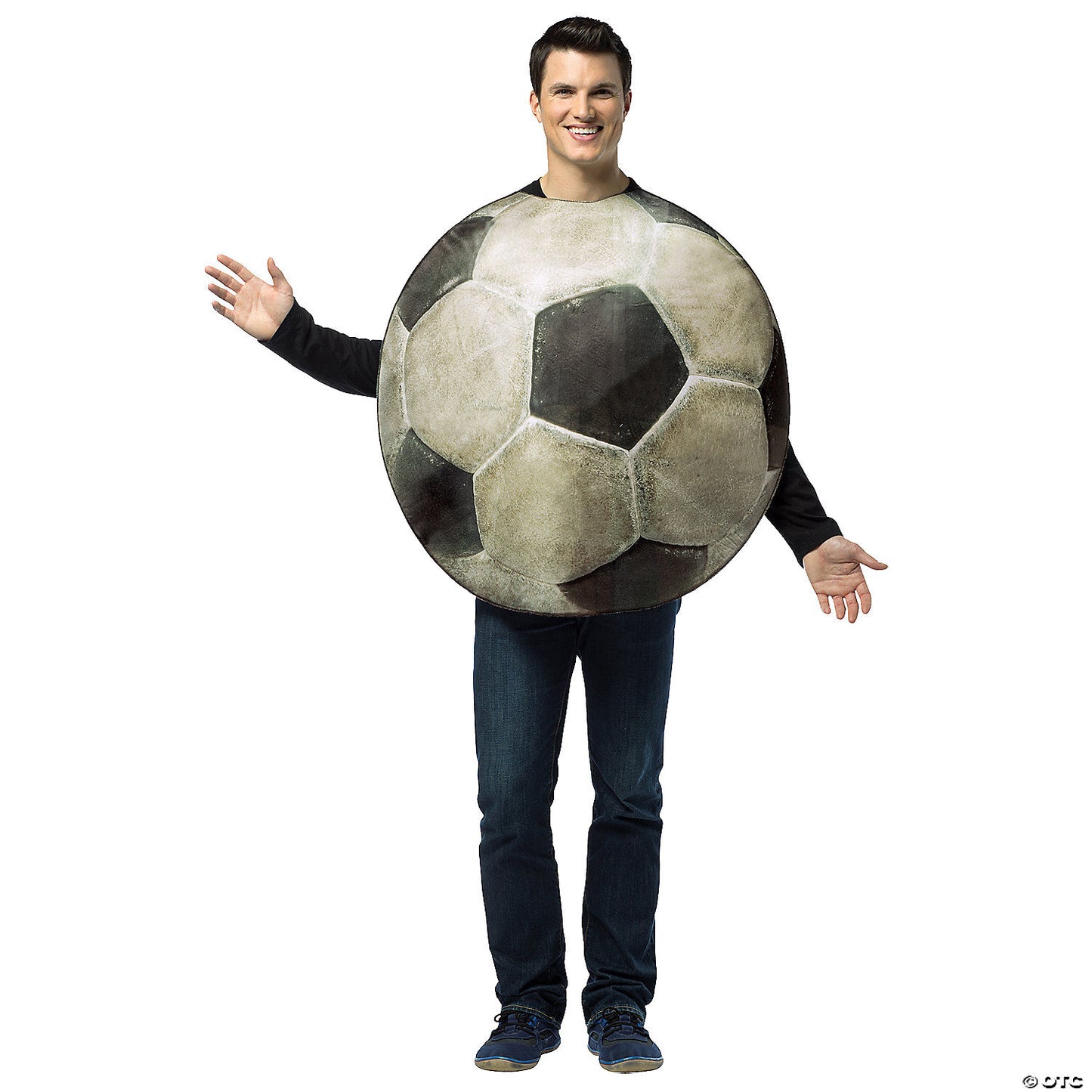 Men's soccer ball costume