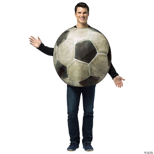 Men's soccer ball costume