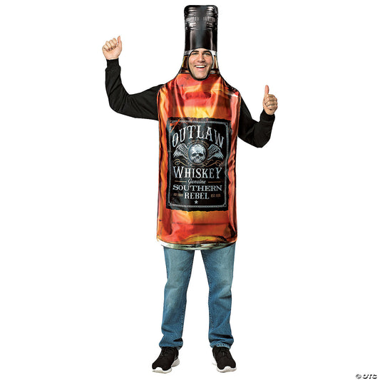 Adult whiskey bottle costume