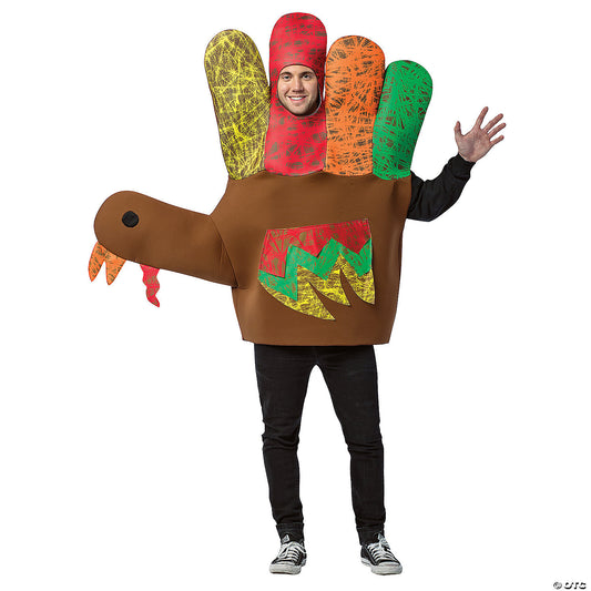 Adult hand turkey costume