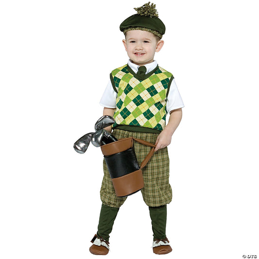 Boy's future golfer costume