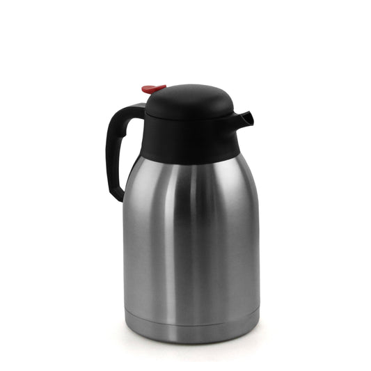 MegaChef 2.11 Quart Stainless Steel Thermal Beverage Carafe for Coffee and Tea