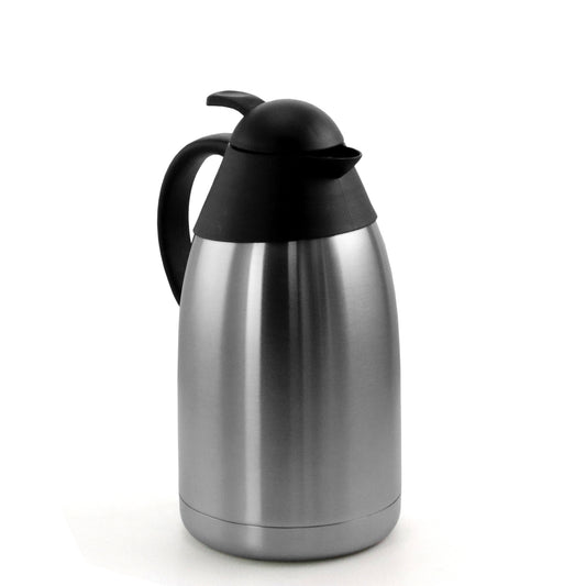 MegaChef 2.11 Quart Stainless Steel Thermal Beverage Carafe for Coffee and Tea