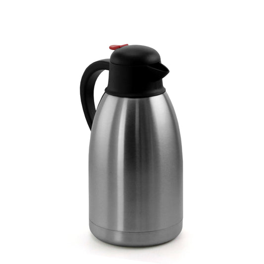 MegaChef 2.11 Quart Stainless Steel Thermal Beverage Carafe for Coffee and Tea