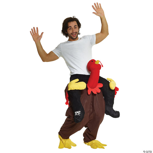 Adult turkey piggyback costume