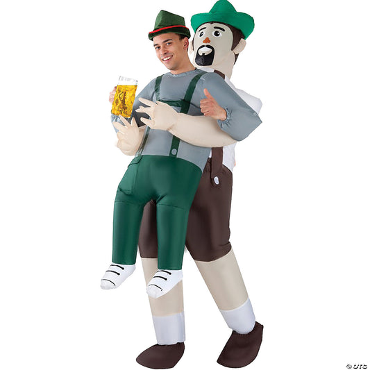 Bavarian inflatable pick me up costume