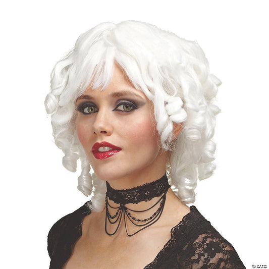 Wig ghost doll white
