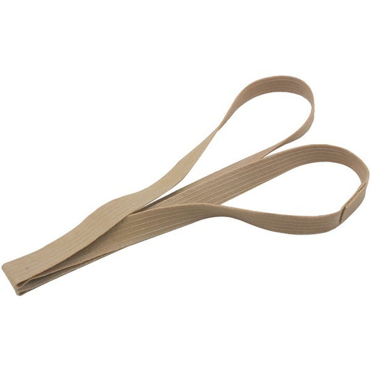 No Logo 79183 Colored Rubber Bands, 12 pk (Small, 25", Beige)