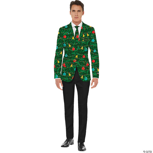 ADULT CHRISTMAS TREE JACKET AND TIE LG