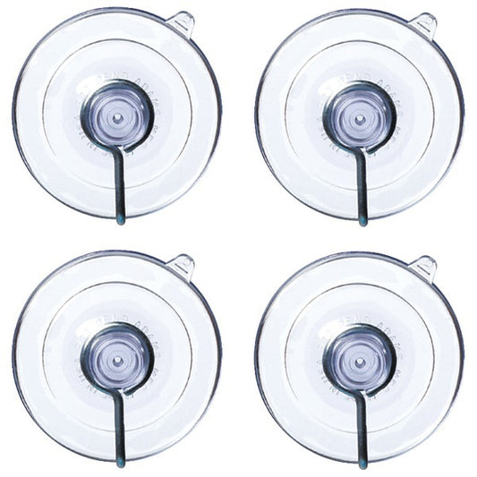 No Logo 7500-77-1043 Suction Cups with Hooks, 4 pk