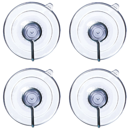 No Logo 7500-77-1043 Suction Cups with Hooks, 4 pk