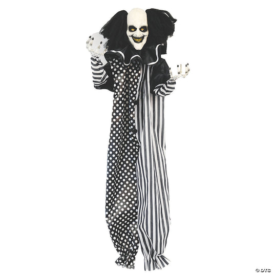 4' hanging light up clown
