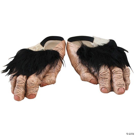 Adult chimp feet