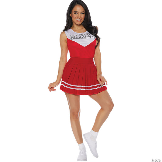 Women's cheerleader costume red xl