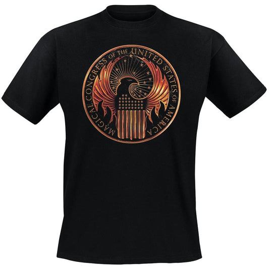 Fantastic Beasts Youth Black MACUSA T-Shirt: Medium