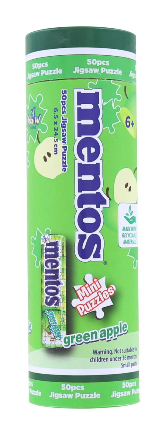 Mentos 50 Piece Mini Jigsaw Puzzle | Green Apple