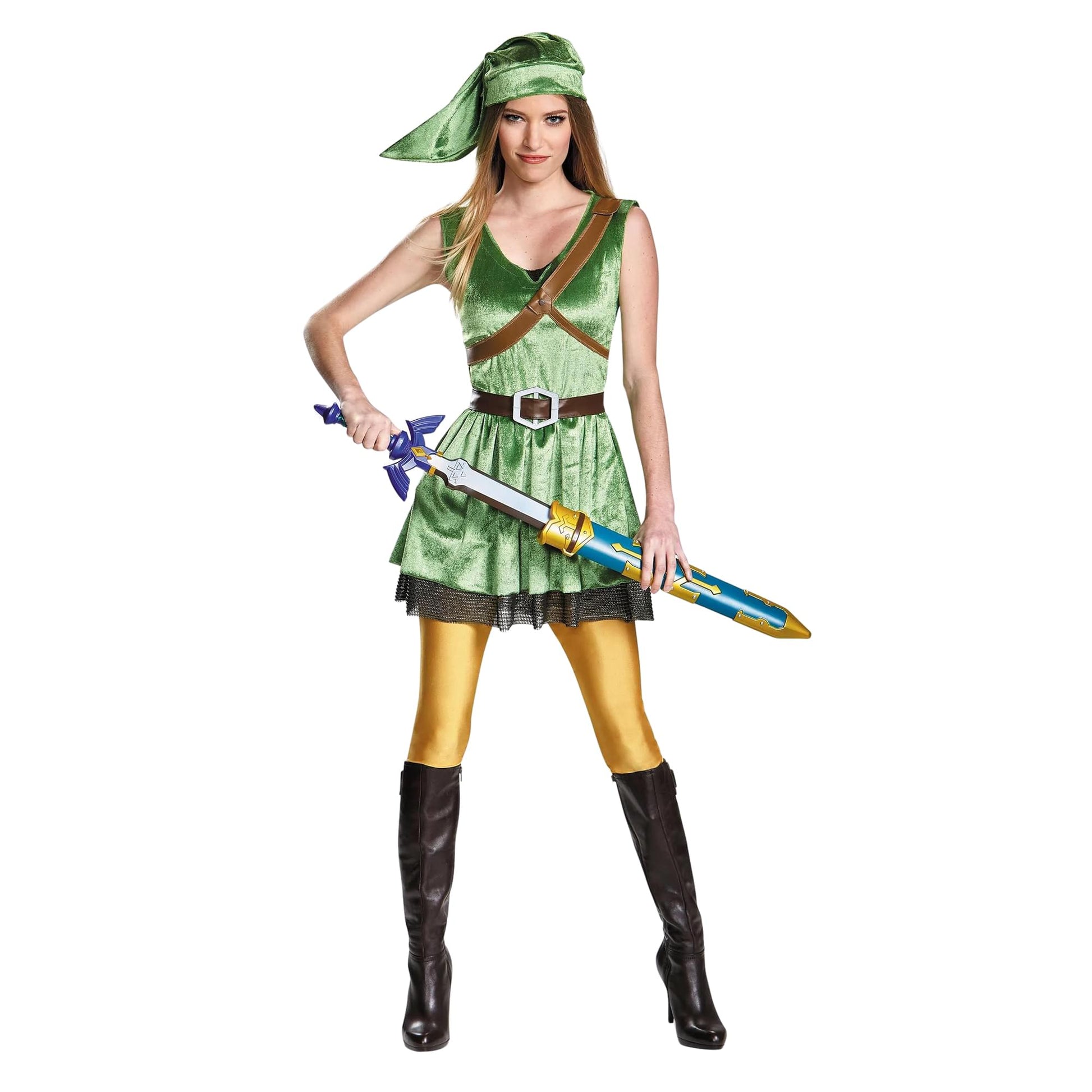 Legend of Zelda Link Costume Women's Adult Small 4-6