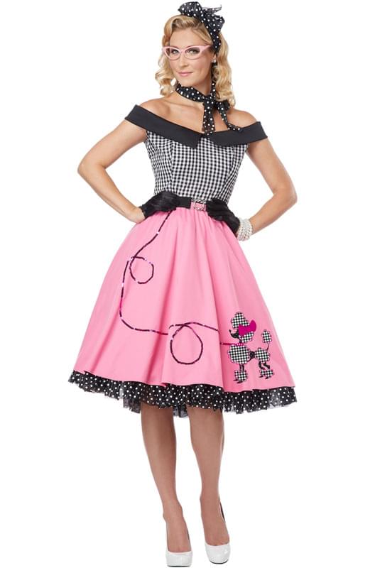 Nifty 50's Poodle Skirt Costume Adult Large