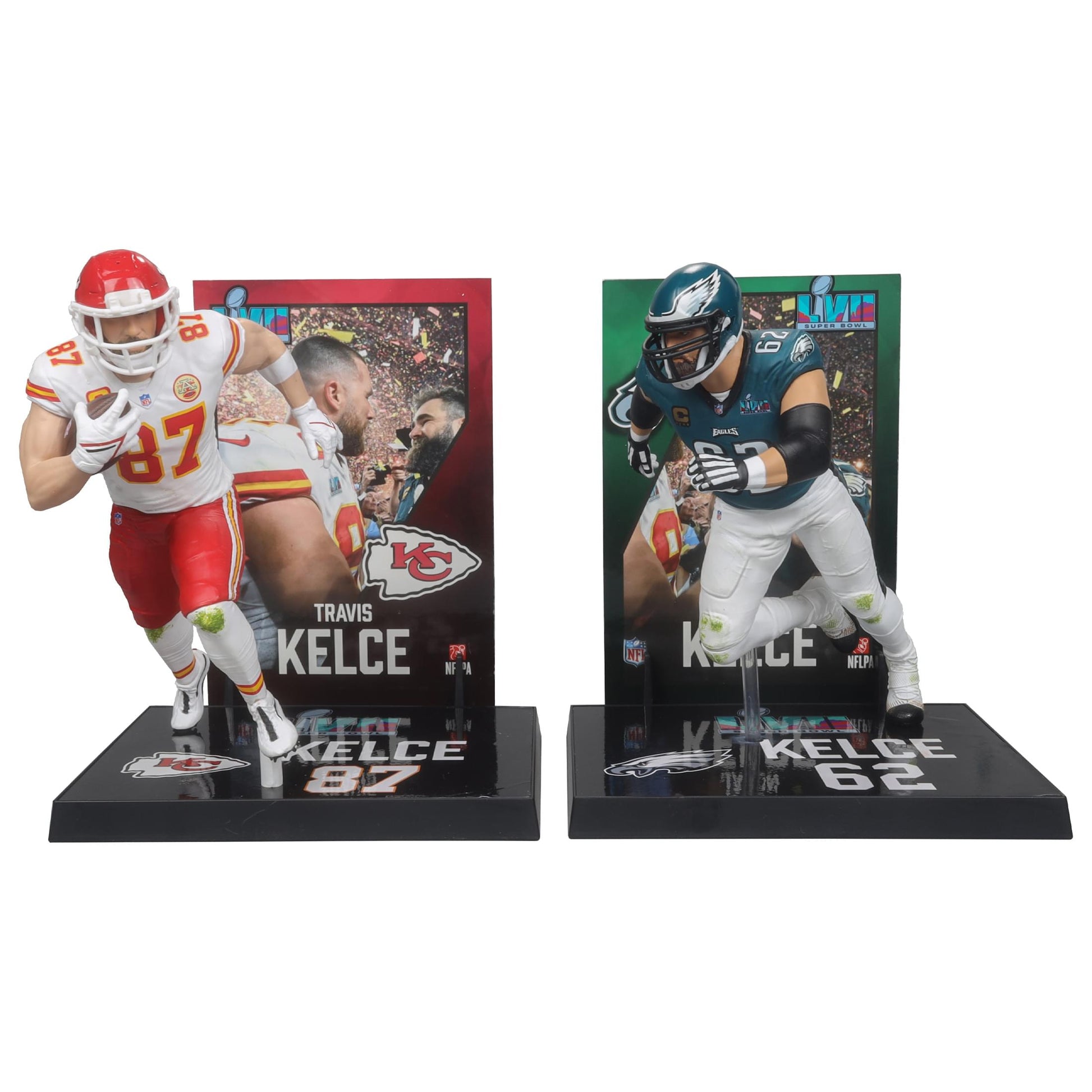 NFL McFarlane Figure Set |Travis Kelce & Jason Kelce