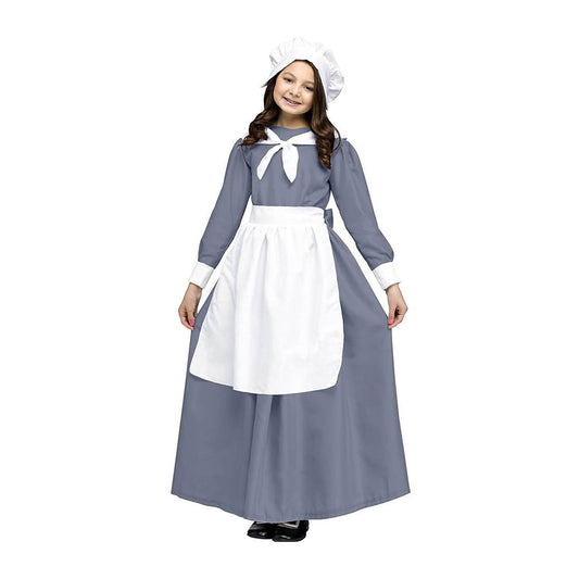 Pilgrim Girl Child Costume | Medium