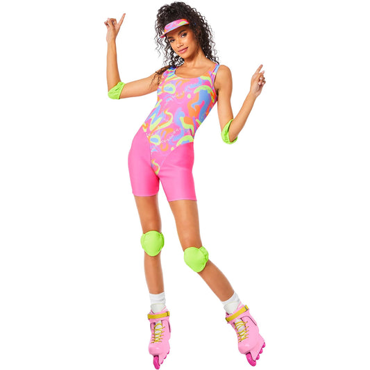 Barbie Movie Roller Blade Barbie Adult Costume | Medium