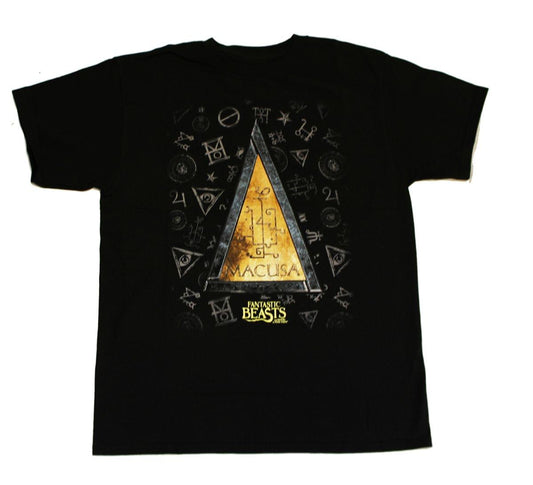 Fantastic Beasts Youth Black MACUSA T-Shirt: Small