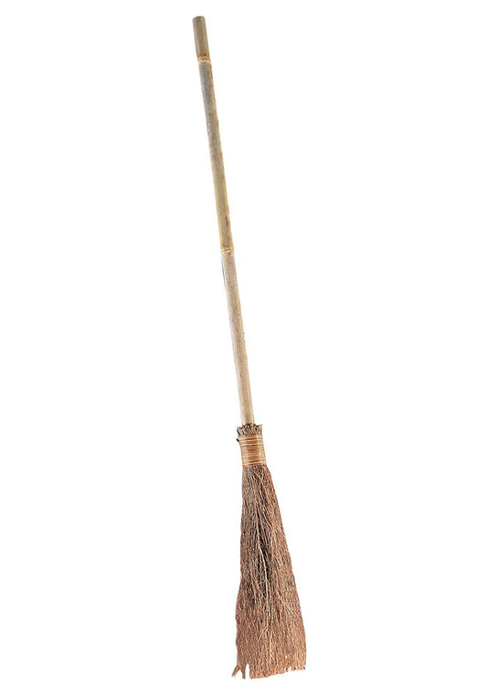 36" Straw Witch Broom Costume Accessory