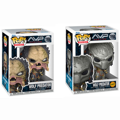 POP figure Alien vs Predator Requiem Wolf Predator 5 + 1 Chase