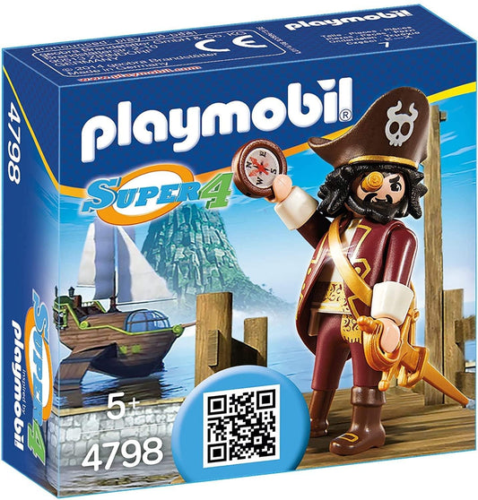 Playmobil 4798 Super 4 Sharkbeard Figure