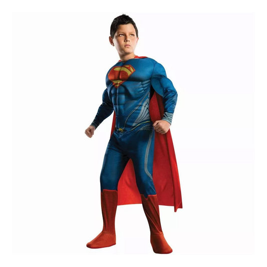 Superman Man Of Steel Deluxe Muscle Chest Costume Child Large